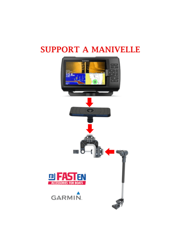 Ensemble support manivelle et Striker