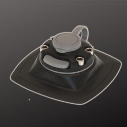 Plate-forme Fast-clip à coller (110*110) FASTEN Borika