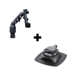 Ensemble support téléphone à coller