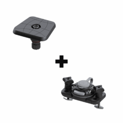 Ensemble sondeur carré horizontale pour rail