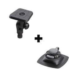 Ensemble sondeur inclinable carré à coller