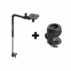 Ensemble support échosondeur carré quickturn rail