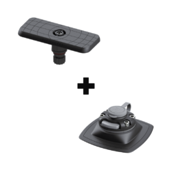 Ensemble support sondeur rectangle à coller