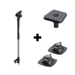 Ensemble échosondeur carré coller X2