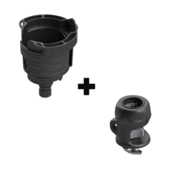 Ensemble porte Cup pour rail