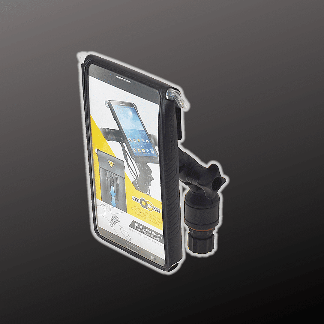 Support Téléphone Moto étanche 360° Magniride - Compatible 4,7 à 6,7 Pouces, Anti-vibrations, Fixation Guidon 22-32mm