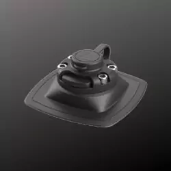 Plate-forme Fast-clip à coller (110*110) Black FASTEN BORIKA RBOAT