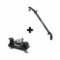 Ensemble bras de caméra inclinable 400mm rail kayak