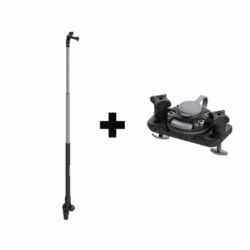 Ensemble bras de caméra télescopique 1100mm rail kayak