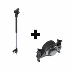 Ensemble support de sonde télescopique vertical rail kayak