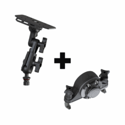 Ensemble support sondeur XLTS 7-10 vertical pour rail kayak