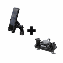 Ensemble support téléphone 360 rail kayak