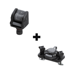 Ensemble taquet coinceur pour ancre rail kayak