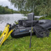 Float tube rboat noir 180 pour la pêche des grands lacs