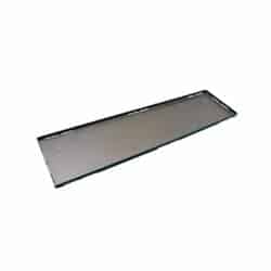 Tablette aluminium 800x200mm avec toise de mesure