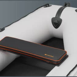 Coussin étanche noir pour banc du bateau