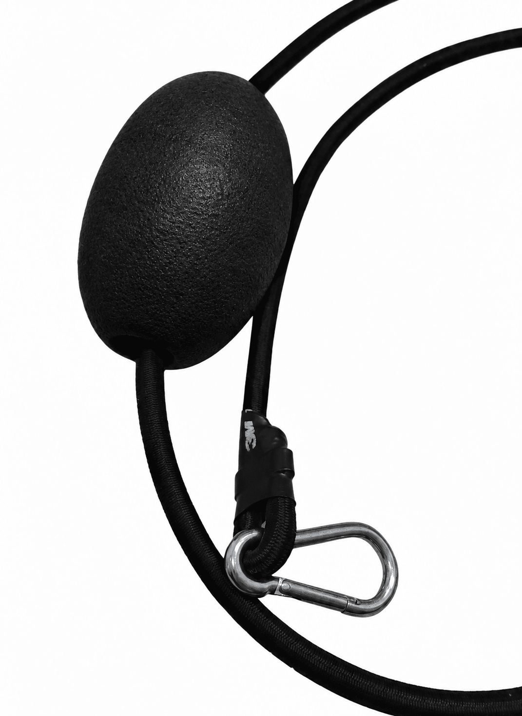 Attache bateau noir